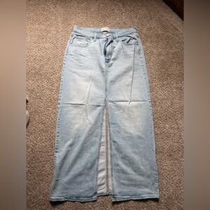 Light Blue Denim skirt